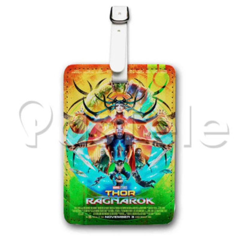 Thor Ragnarok Custom Luggage Tags PU Leather Travel Baggage Name ID Labels Tag