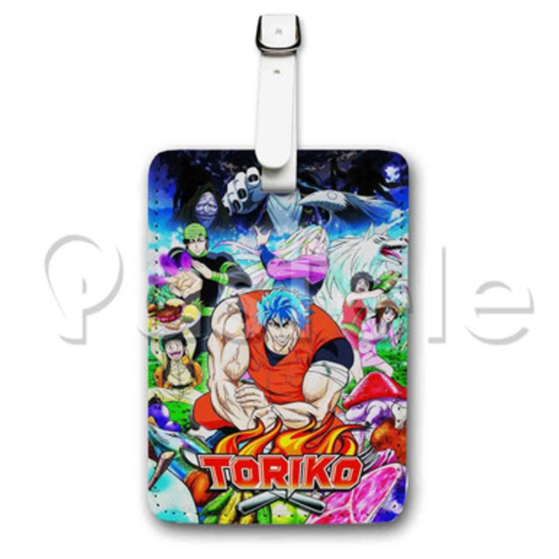 Toriko Custom Luggage Tags PU Leather Travel Baggage Name ID Labels
