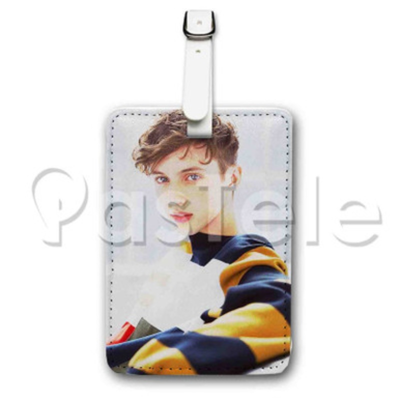 Troye Sivan Custom Luggage Tags PU Leather Travel Baggage Name ID Labels Tag
