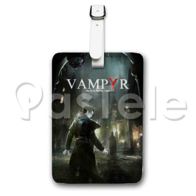 Vampyr Custom Luggage Tags PU Leather Travel Baggage Name ID Labels