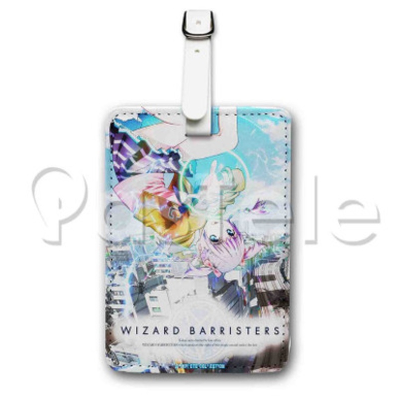 Wizard Barristers Custom Luggage Tags PU Leather Travel Baggage Name ID Labels Tag