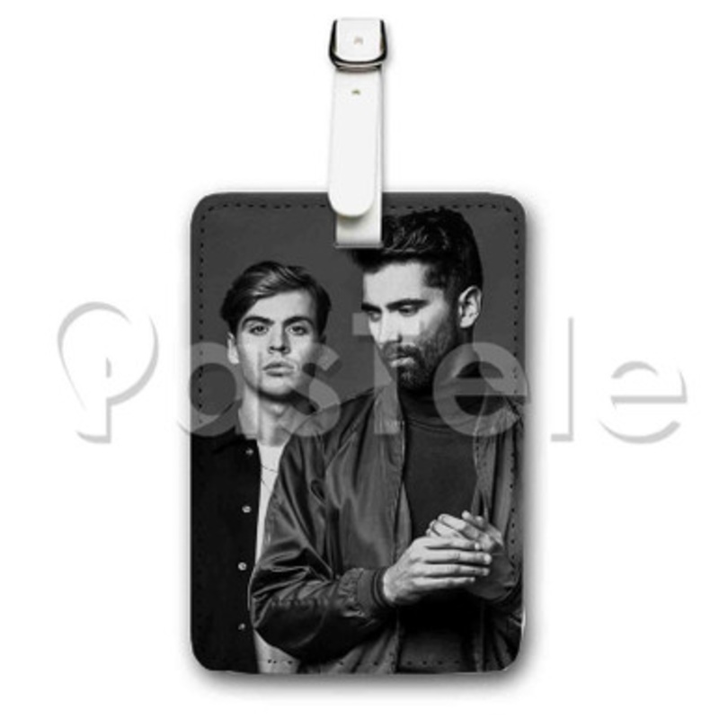 Yellow Claw Custom Luggage Tags PU Leather Travel Baggage Name ID Labels Tag