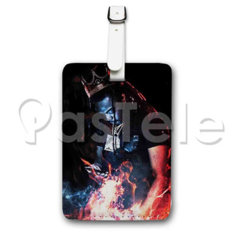 Young Scooter Custom Luggage Tags PU Leather Travel Baggage Name ID Labels Tag