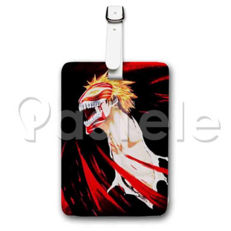 Bleach Custom Luggage Tags PU Leather Travel Baggage Name ID Labels