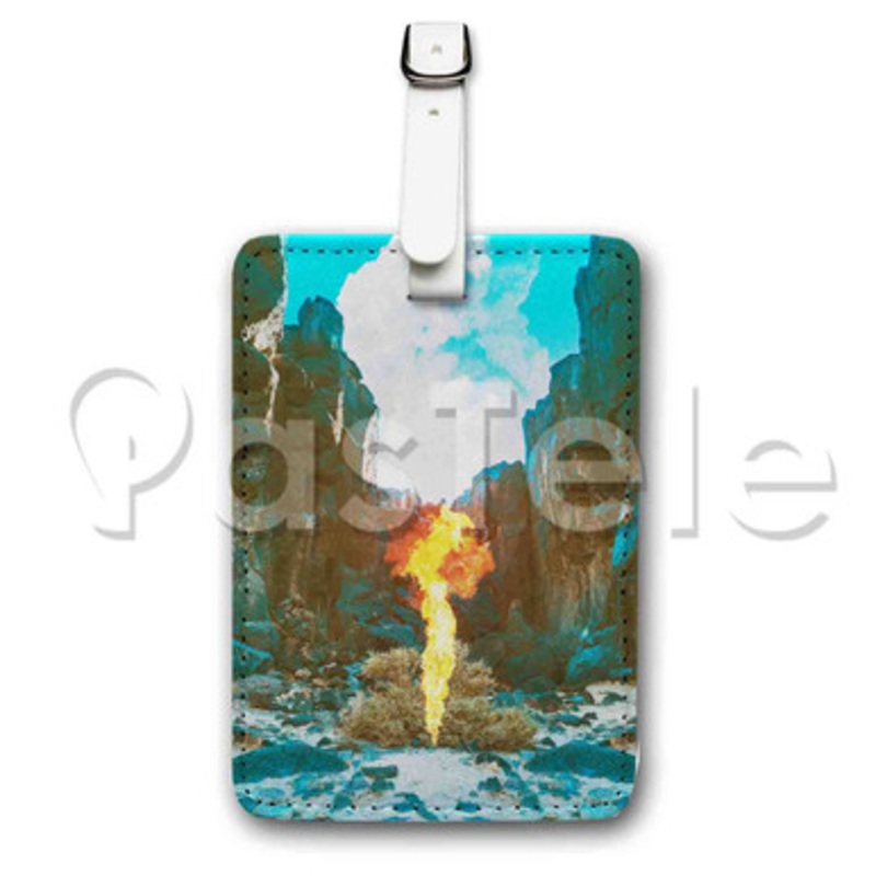 Bonobo Break Apart Custom Luggage Tags PU Leather Travel Baggage Name ID Labels