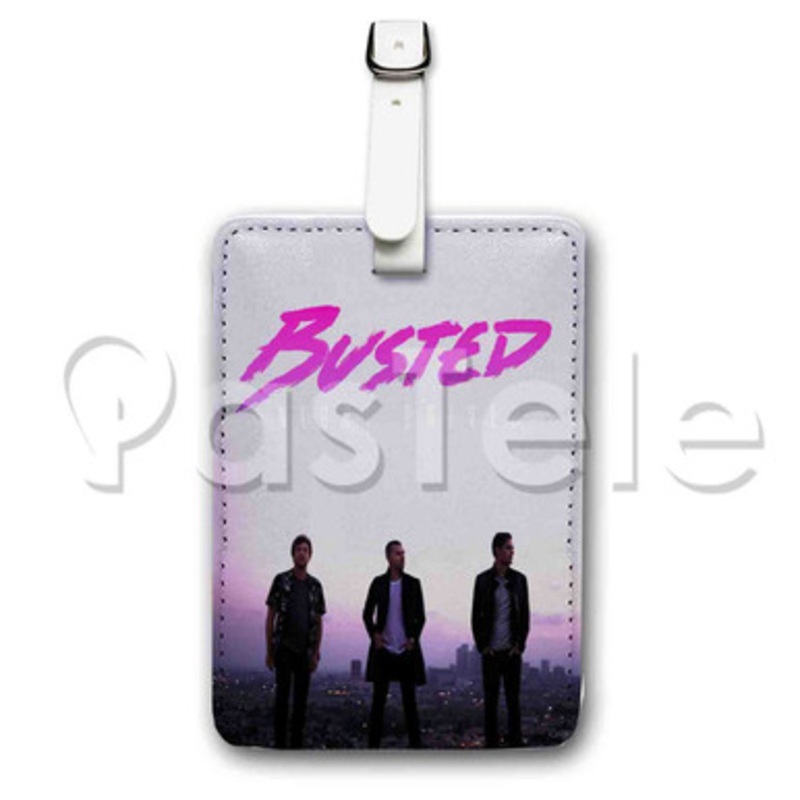 Busted Night Driver Custom Luggage Tags PU Leather Travel Baggage Name ID Labels