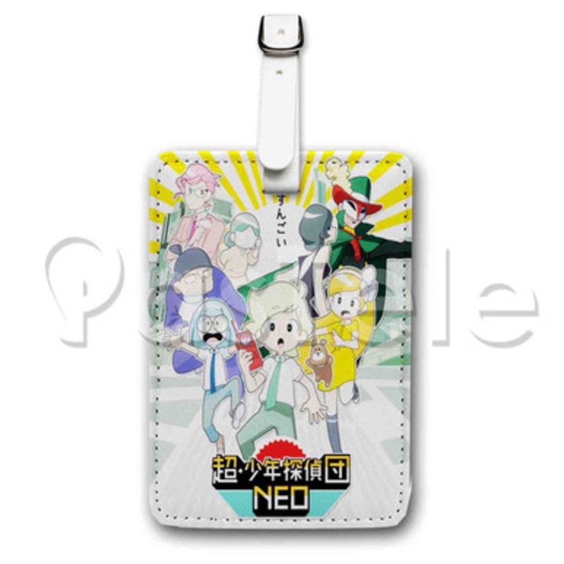 Chou Shounen Tanteidan Neo Custom Luggage Tags PU Leather Travel Baggage Name ID Labels