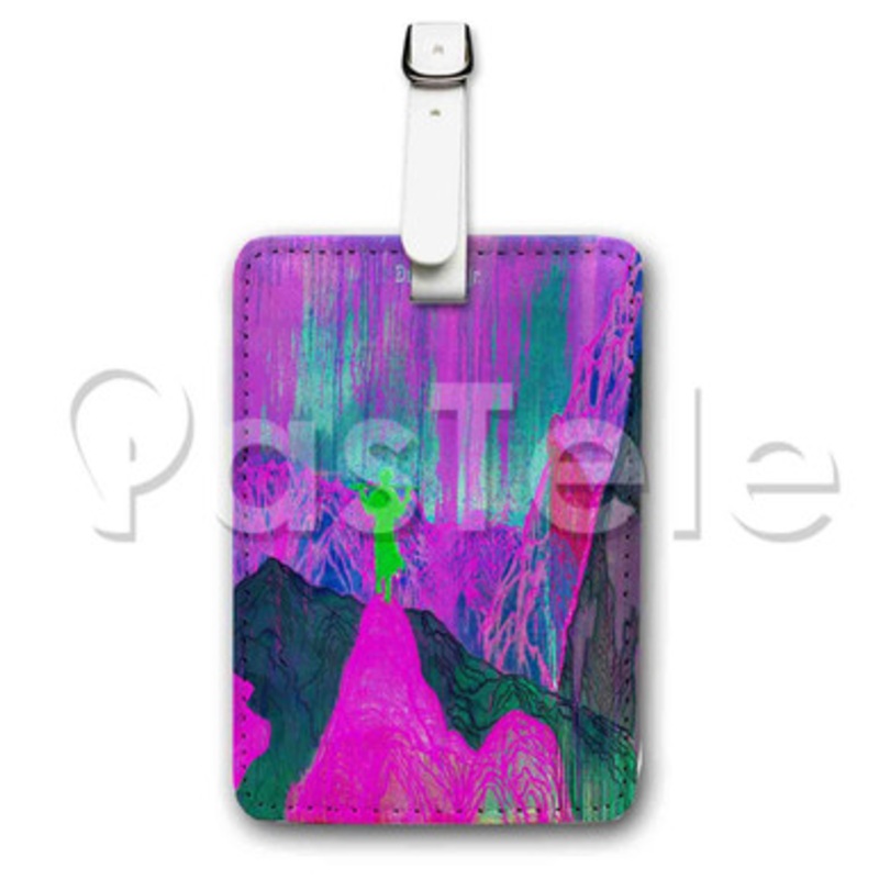 Dinosaur Jr Custom Luggage Tags PU Leather Travel Baggage Name ID Labels