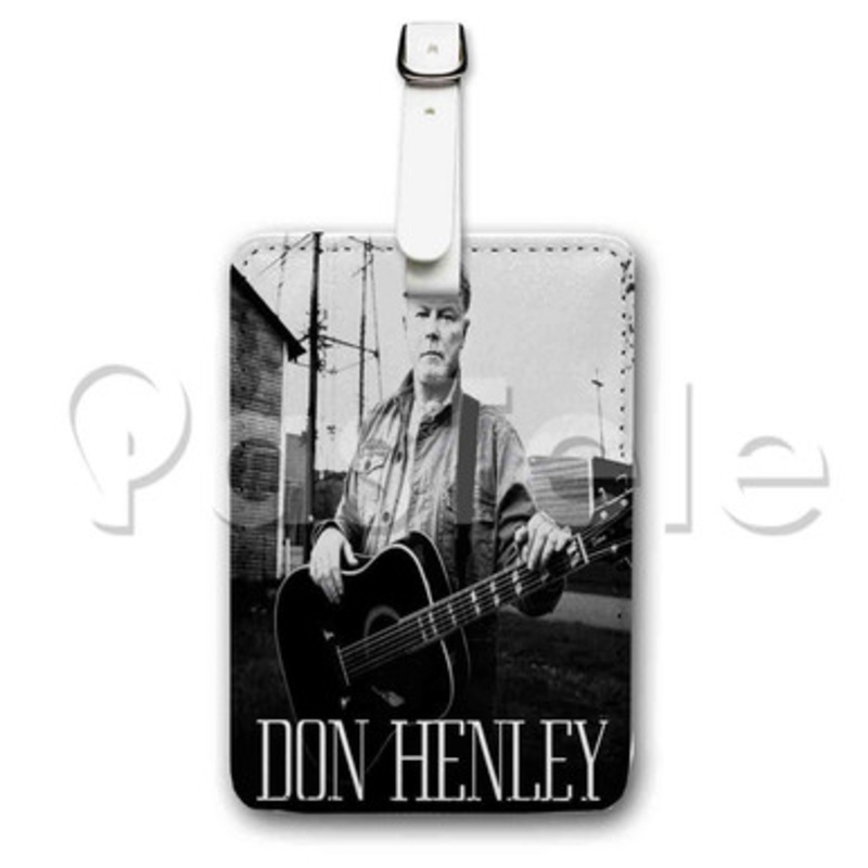 Don Henley Custom Luggage Tags PU Leather Travel Baggage Name ID Labels