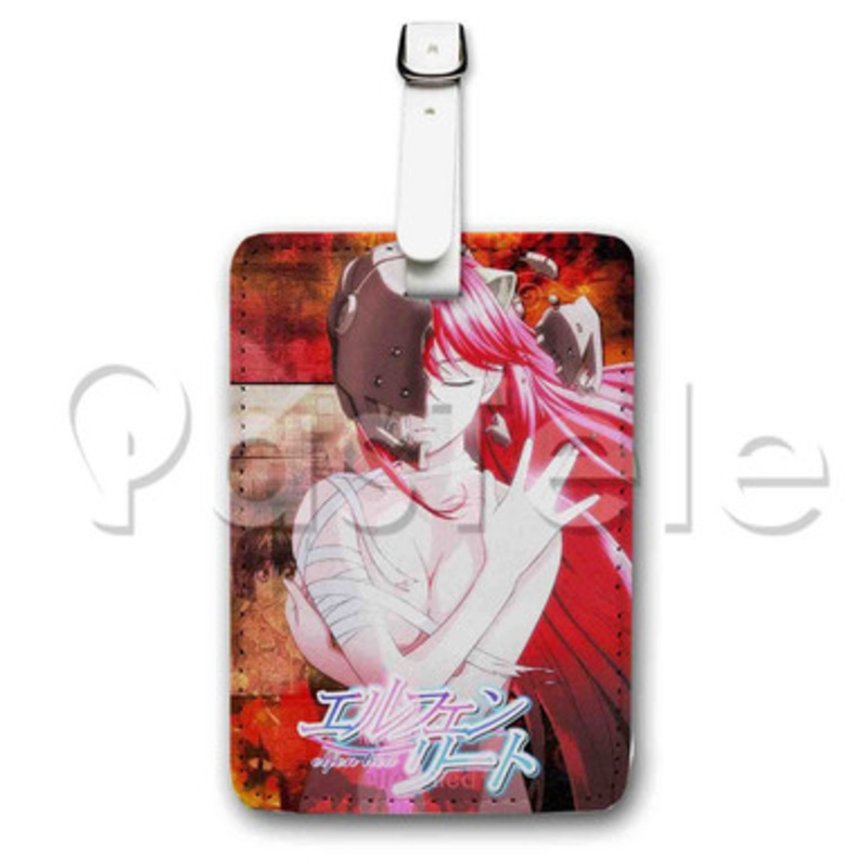Elfen Lied Custom Luggage Tags PU Leather Travel Baggage Name ID Labels