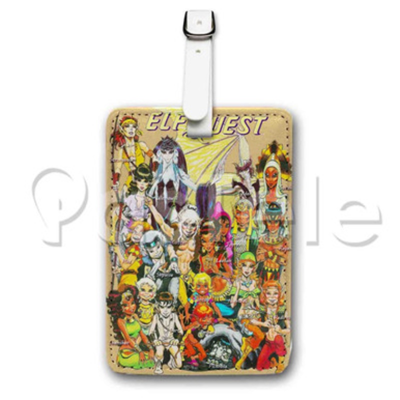 Elfquest Winter Special Custom Luggage Tags PU Leather Travel Baggage Name ID Labels