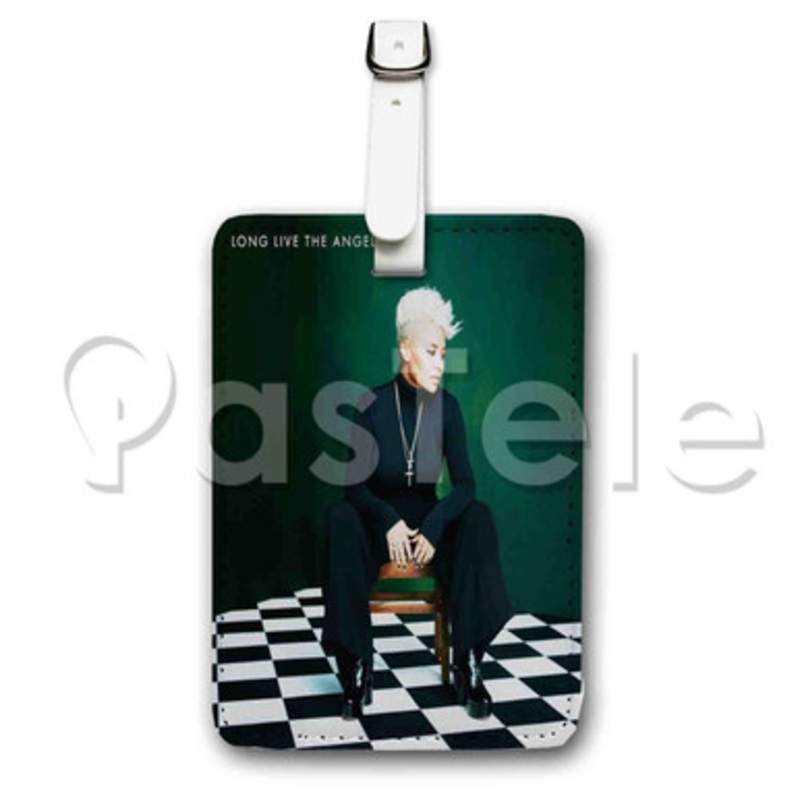 Emeli Sand Long Live The Angels Custom Luggage Tags PU Leather Travel Baggage Name ID Labels