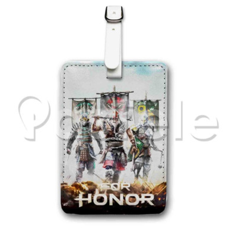 For Honor Custom Luggage Tags PU Leather Travel Baggage Name ID Labels