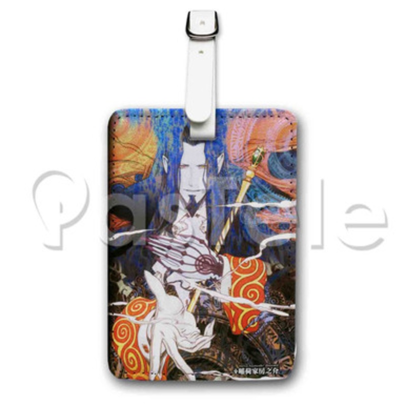 Gankutsuou The Count of Monte Cristo Custom Luggage Tags PU Leather Travel Baggage Name ID Labels