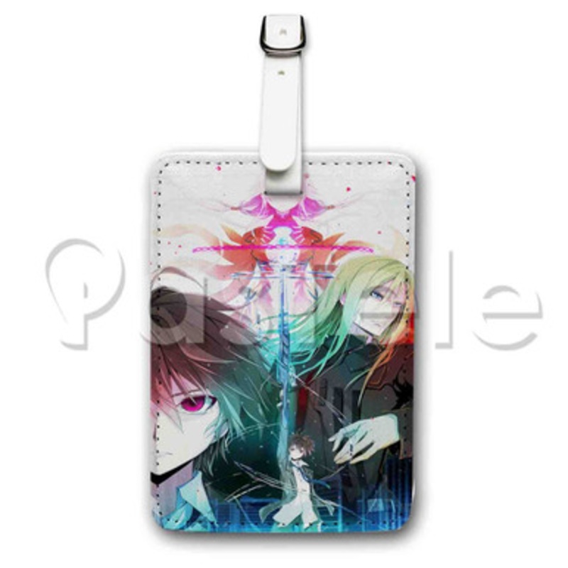 Guilty Crown 2 Custom Luggage Tags PU Leather Travel Baggage Name ID Labels