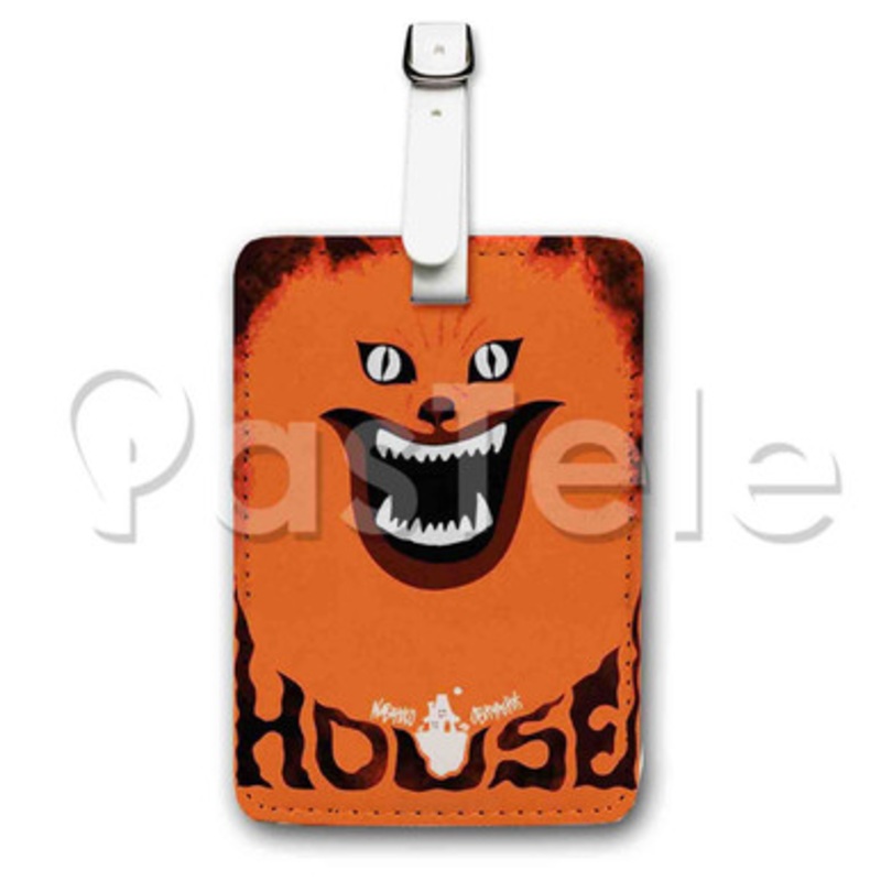 Hausu Custom Luggage Tags PU Leather Travel Baggage Name ID Labels