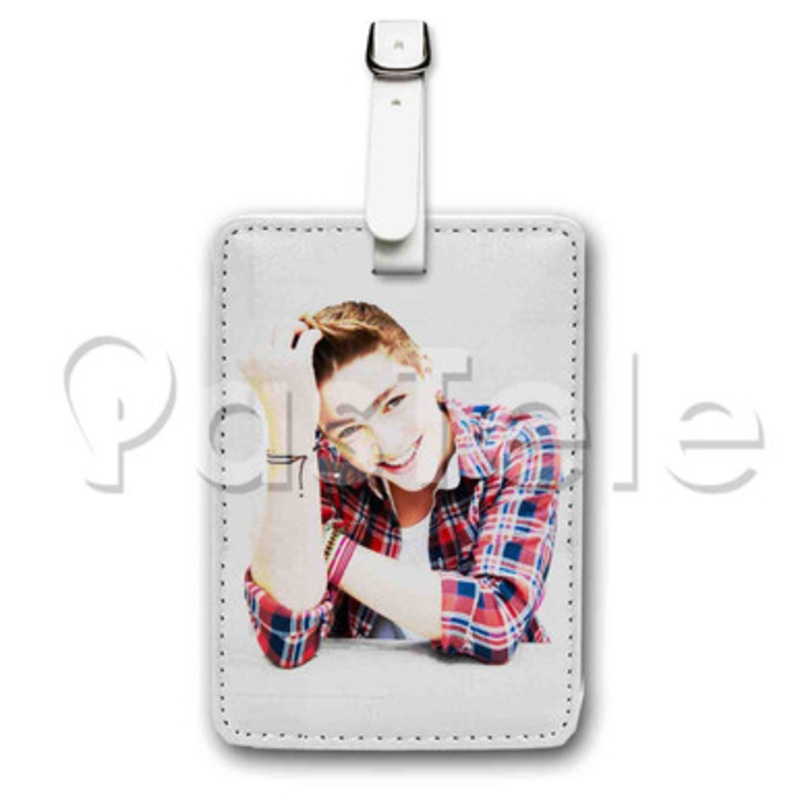 Jacksgap Custom Luggage Tags PU Leather Travel Baggage Name ID Labels