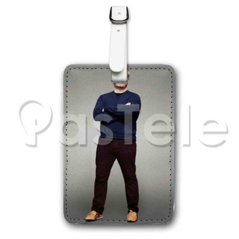Jim Gaffigan Custom Luggage Tags PU Leather Travel Baggage Name ID Labels