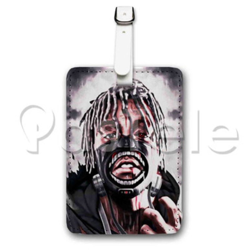 Juice WRLD Custom Luggage Tags PU Leather Travel Baggage Name ID Labels