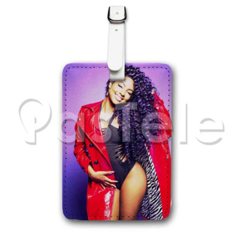 Justine Skye U Don t Know Custom Luggage Tags PU Leather Travel Baggage Name ID Labels