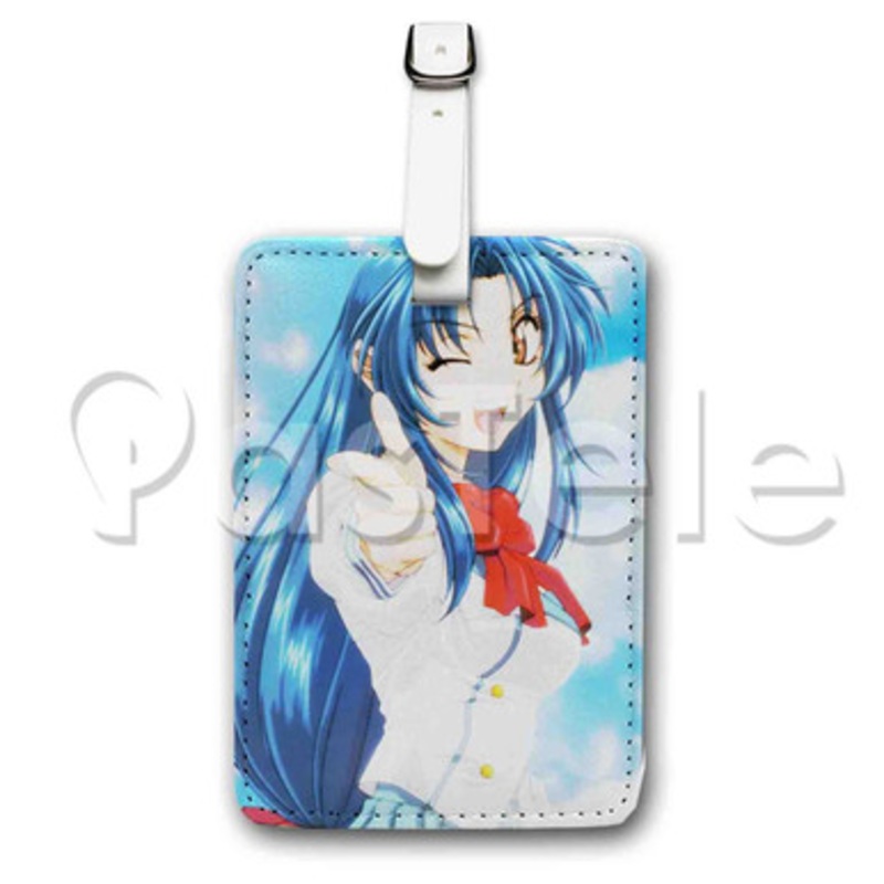 Kaname Chidori Full Metal Panic Custom Luggage Tags PU Leather Travel Baggage Name ID Labels