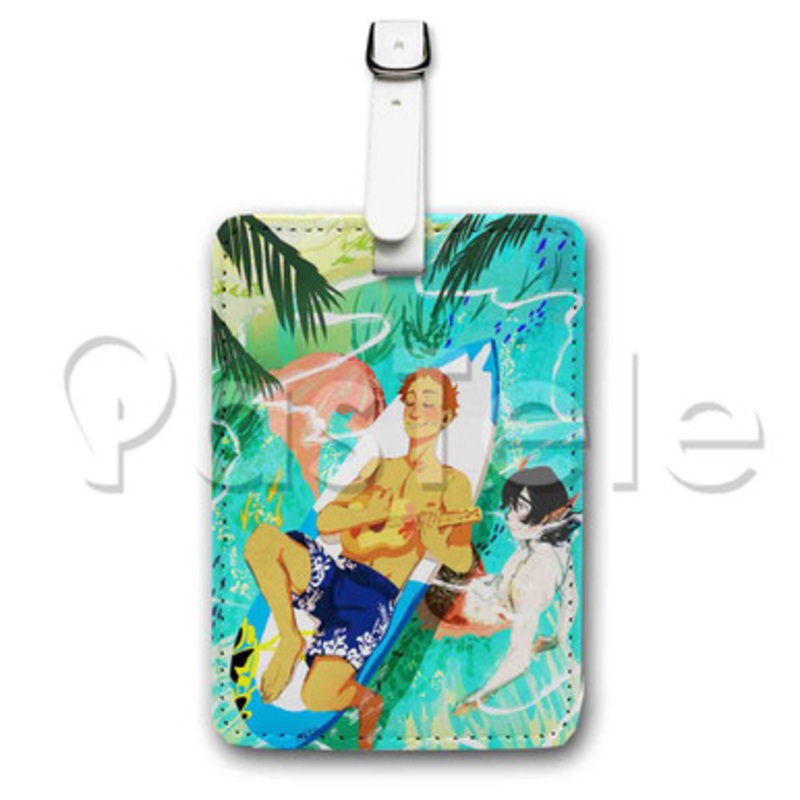 Keith and Lance Voltron Legendary Defender Custom Luggage Tags PU Leather Travel Baggage Name ID Lab