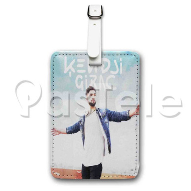 Kendji Girac Custom Luggage Tags PU Leather Travel Baggage Name ID Labels