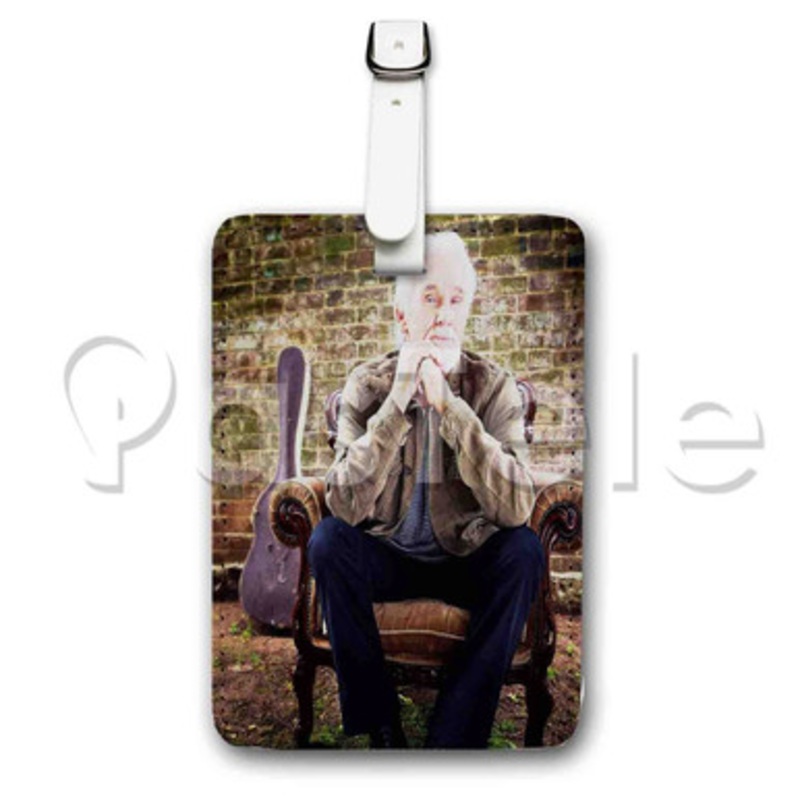 Kenny Rogers Custom Luggage Tags PU Leather Travel Baggage Name ID Labels