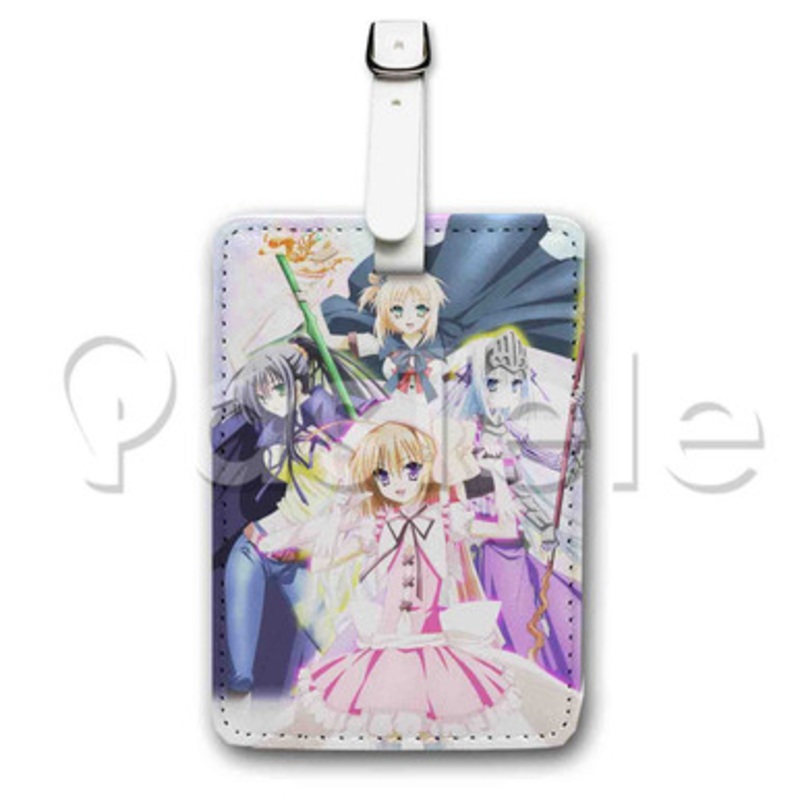 Kore Wa Zombie Desu Ka Custom Luggage Tags PU Leather Travel Baggage Name ID Labels