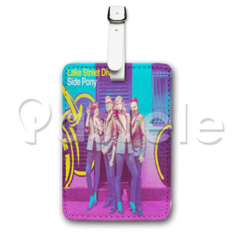 Lake Street Dive Side Pony Custom Luggage Tags PU Leather Travel Baggage Name ID Labels