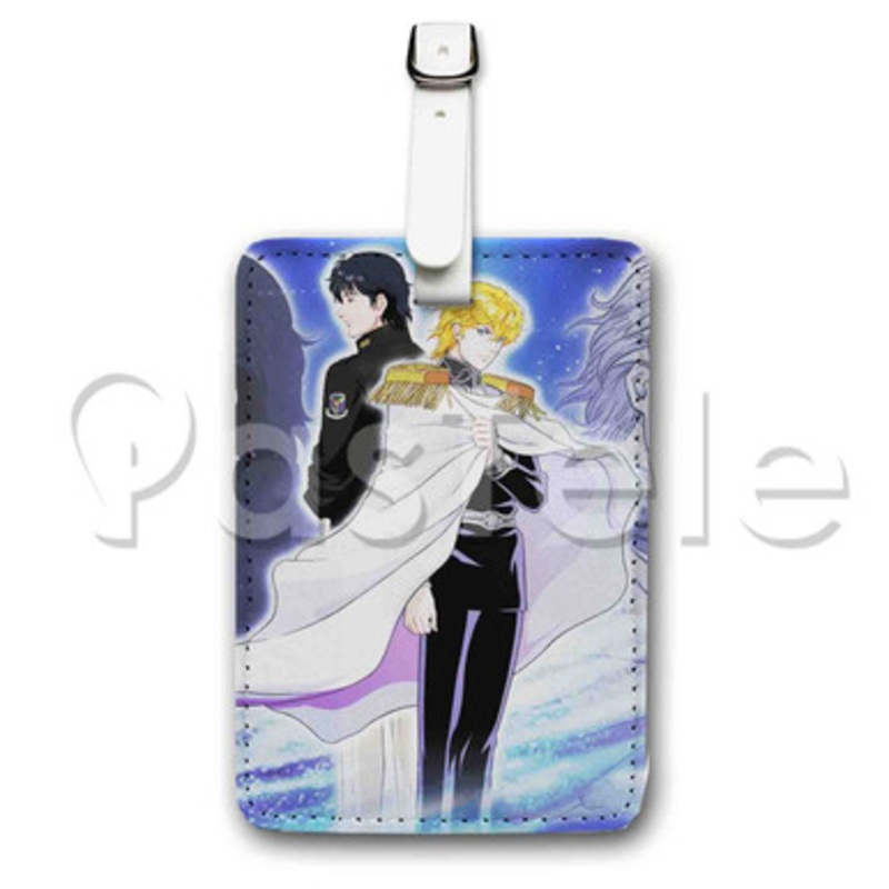 Legend of the Galactic Heroes Custom Luggage Tags PU Leather Travel Baggage Name ID Labels