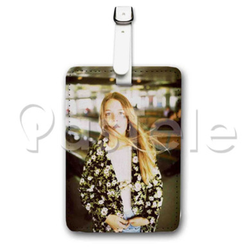 Maggie Rogers Custom Luggage Tags PU Leather Travel Baggage Name ID Labels