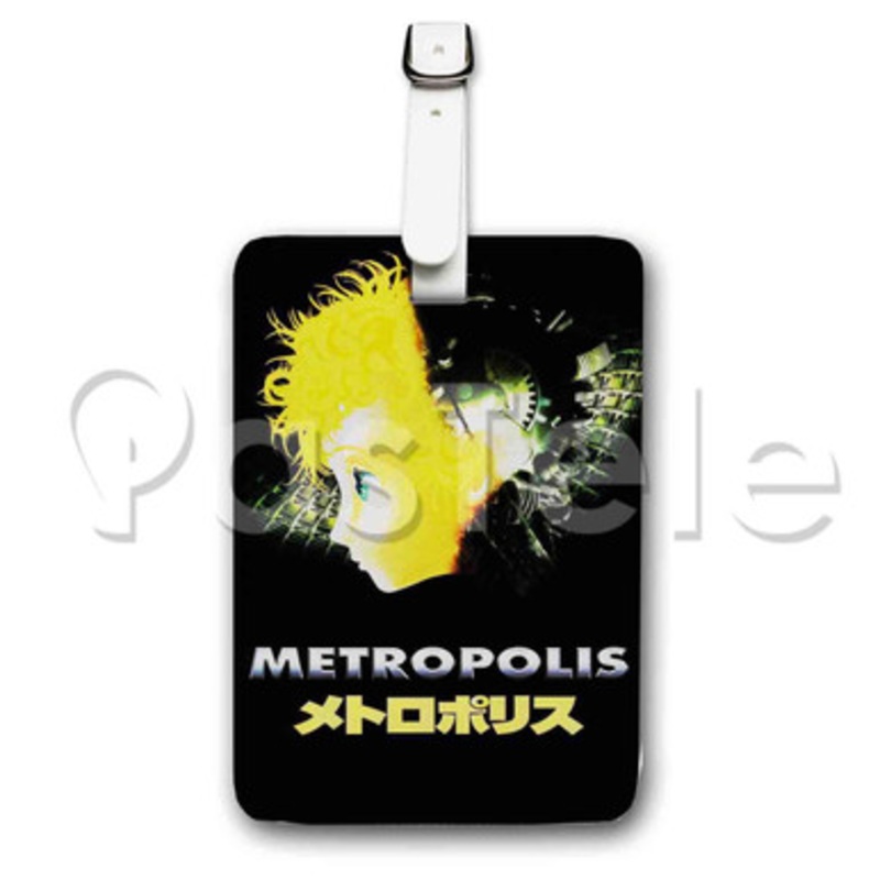 Metropolis Anime Custom Luggage Tags PU Leather Travel Baggage Name ID Labels