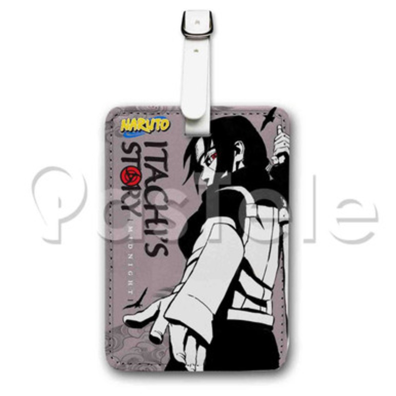 Naruto Itachi s Story Custom Luggage Tags PU Leather Travel Baggage Name ID Labels