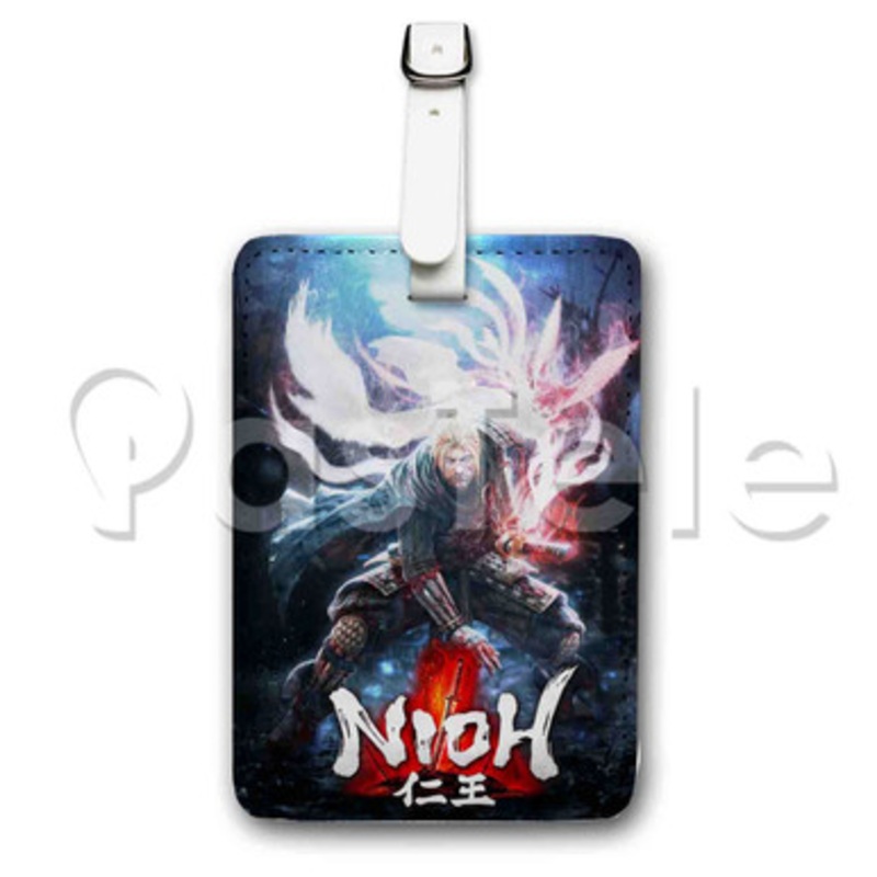 Nioh Custom Luggage Tags PU Leather Travel Baggage Name ID Labels