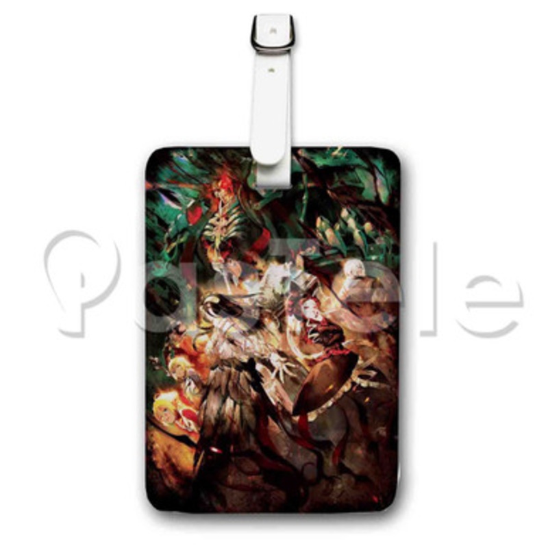 Overlord Movie Custom Luggage Tags PU Leather Travel Baggage Name ID Labels