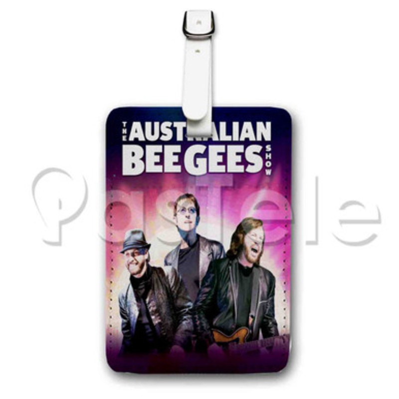 The Australian Bee Gees Custom Luggage Tags PU Leather Travel Baggage Name ID Labels