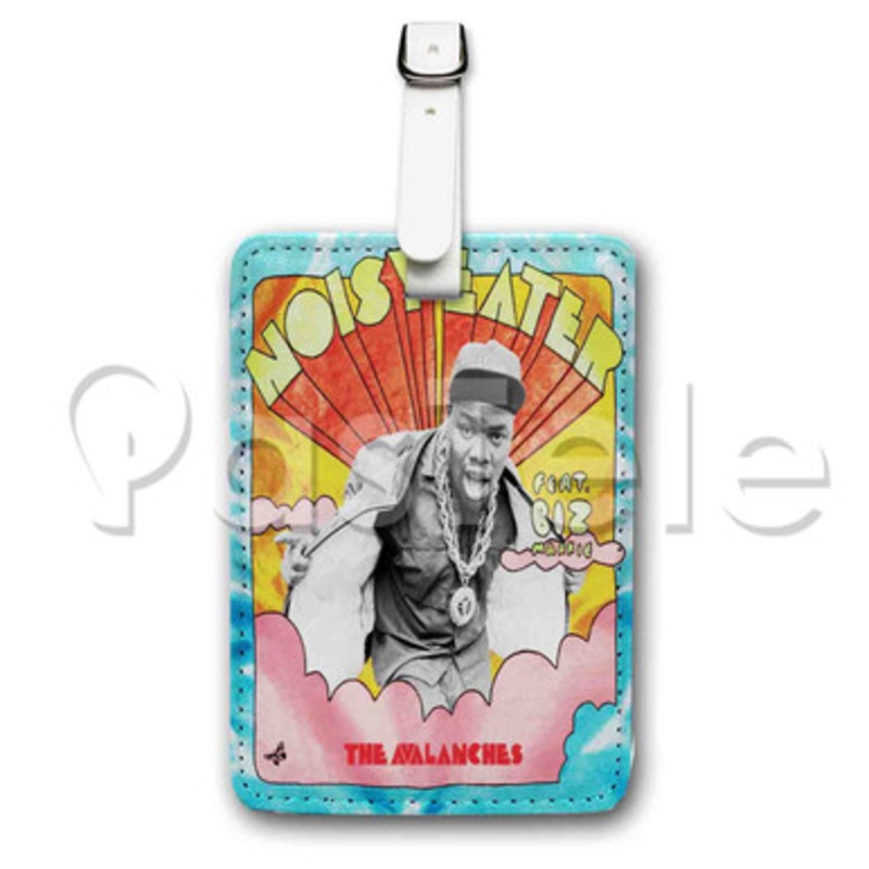 The Avalanches The Noisy Eater Custom Luggage Tags PU Leather Travel Baggage Name ID Labels