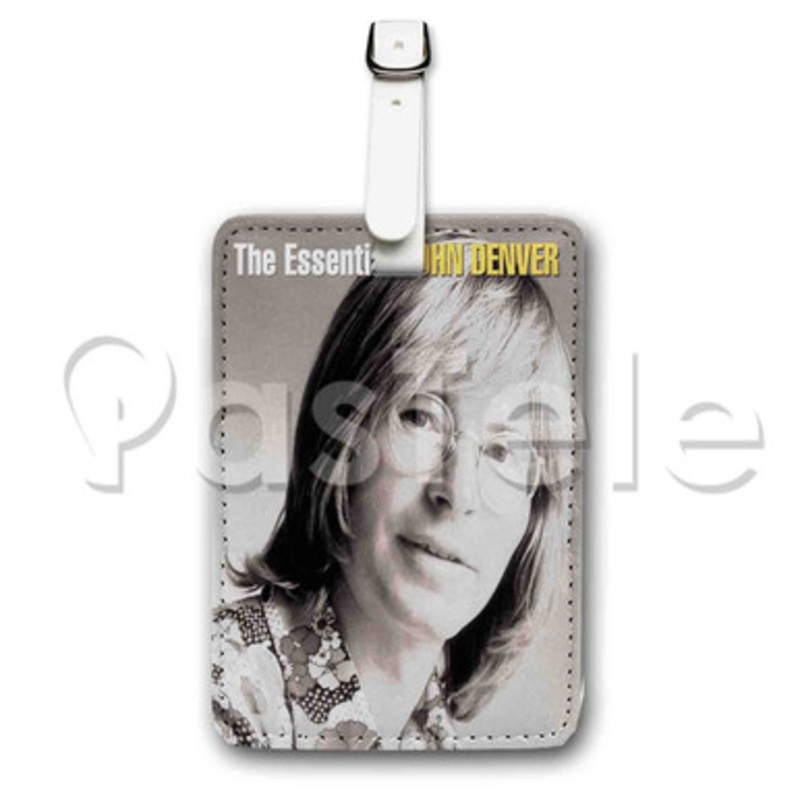 The Essential John Denver Custom Luggage Tags PU Leather Travel Baggage Name ID Labels