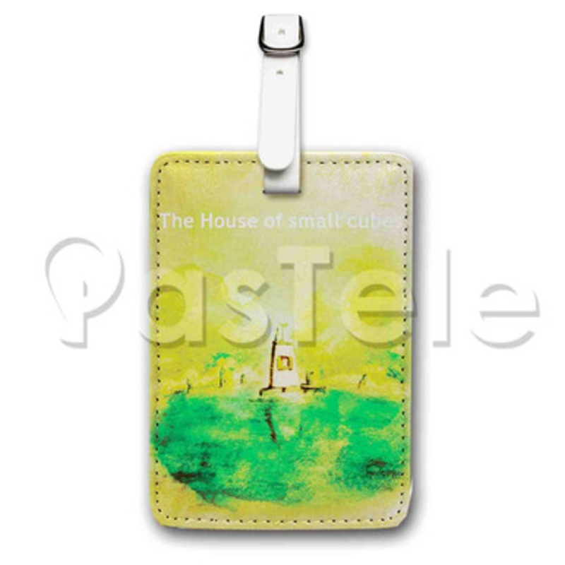 The House of Small Cubes Custom Luggage Tags PU Leather Travel Baggage Name ID Labels