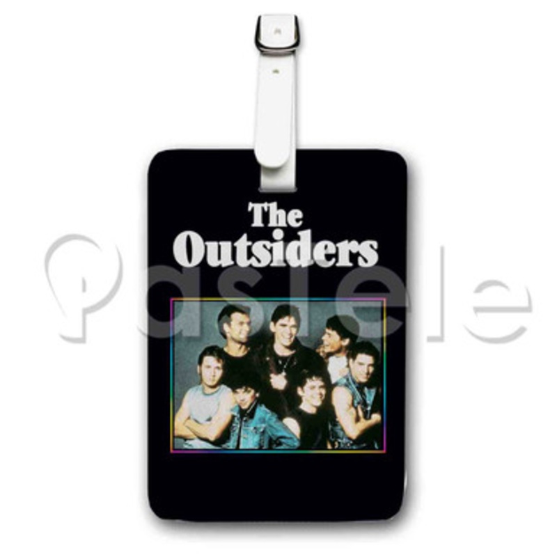 The Outsiders 2 Custom Luggage Tags PU Leather Travel Baggage Name ID Labels