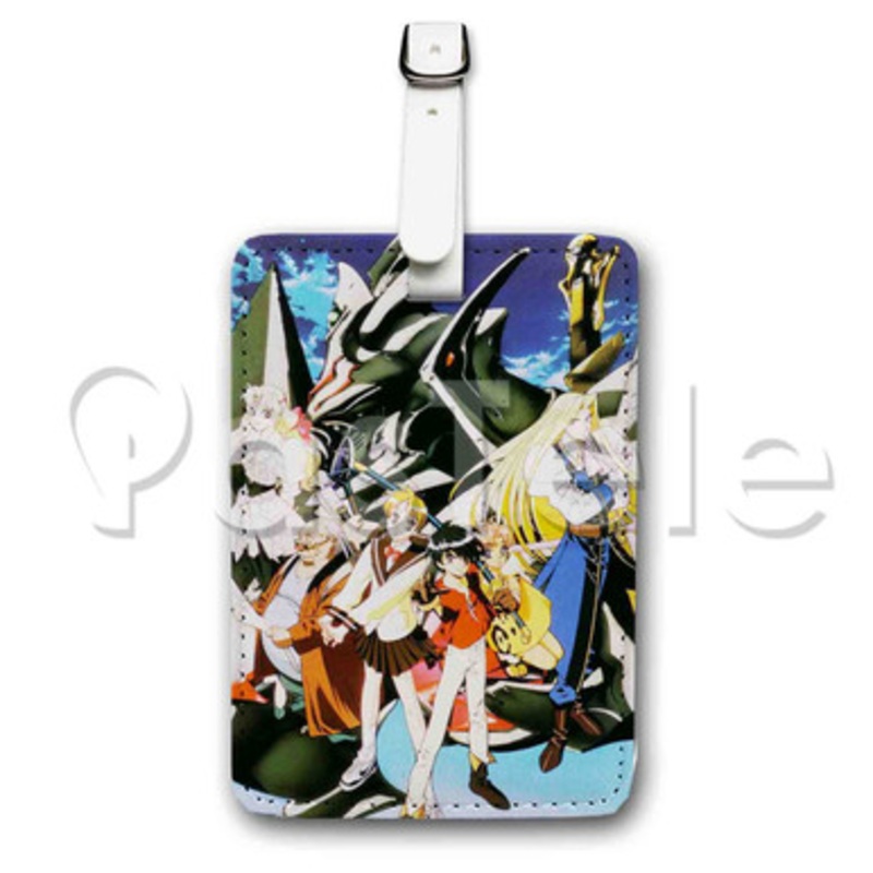The Vision of Escaflowne Custom Luggage Tags PU Leather Travel Baggage Name ID Labels