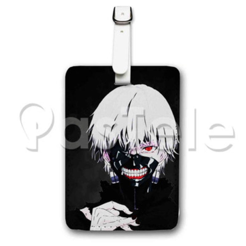 Tokyo Ghoul Custom Luggage Tags PU Leather Travel Baggage Name ID Labels