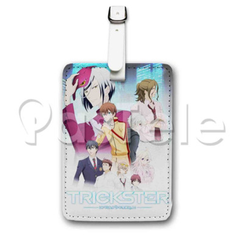 Trickster Edogawa Ranpo Shounen Tanteidan Custom Luggage Tags PU Leather Travel Baggage Name ID Labe