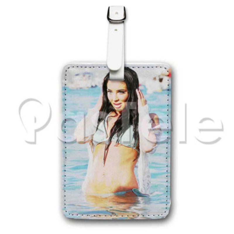 Tulisa Custom Luggage Tags PU Leather Travel Baggage Name ID Labels