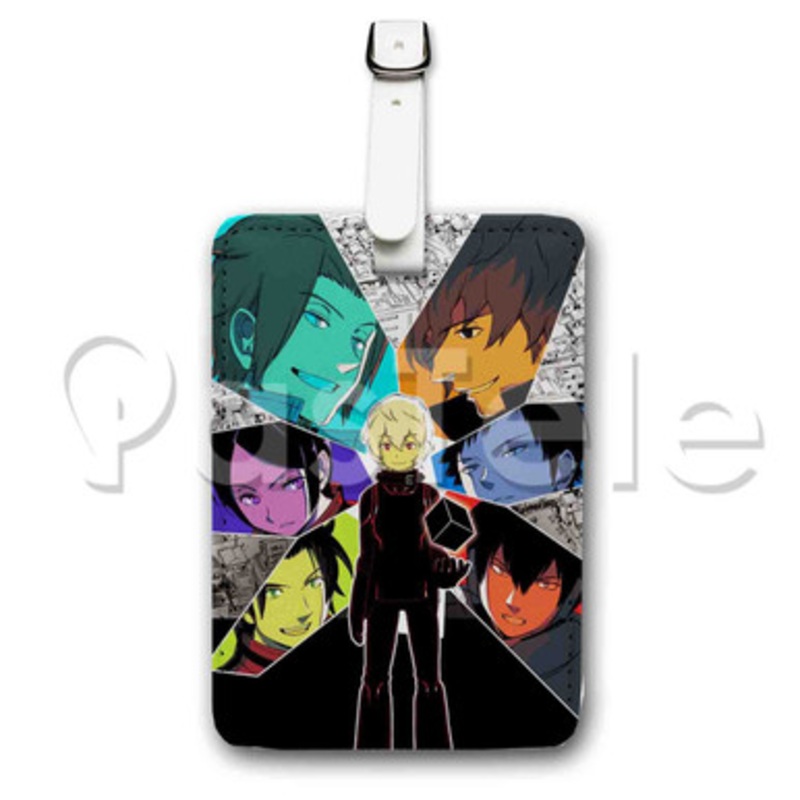 World Trigger Custom Luggage Tags PU Leather Travel Baggage Name ID Labels