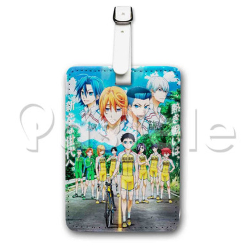 Yowamushi Pedal New Generation Custom Luggage Tags PU Leather Travel Baggage Name ID Labels