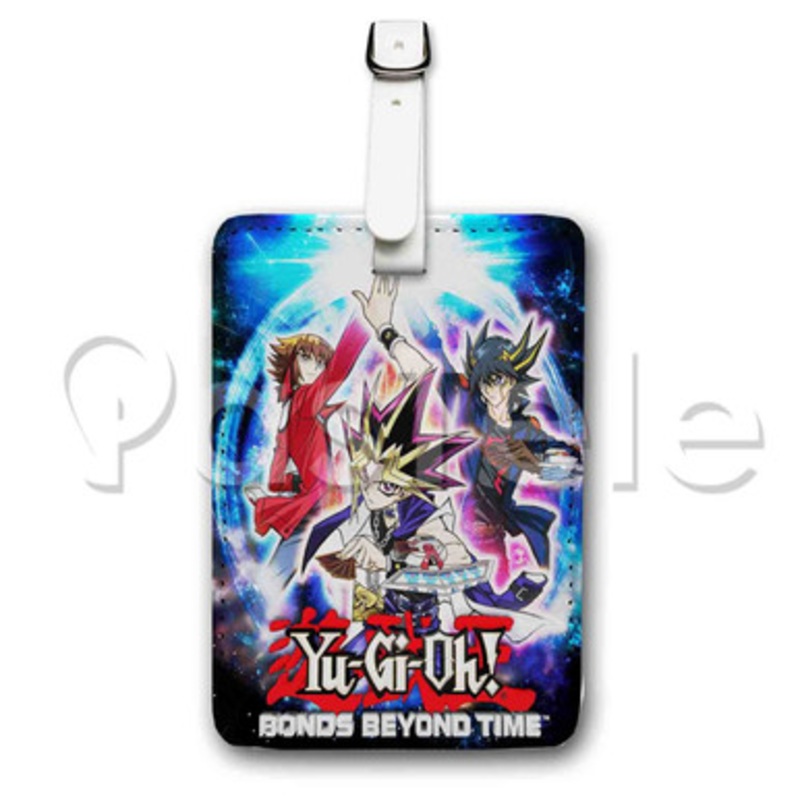 Yu Gi Oh Bonds Beyond Time Custom Luggage Tags PU Leather Travel Baggage Name ID Labels