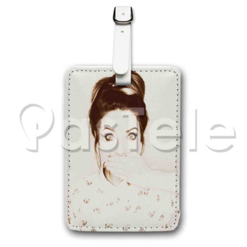 Zoella Custom Luggage Tags PU Leather Travel Baggage Name ID Labels