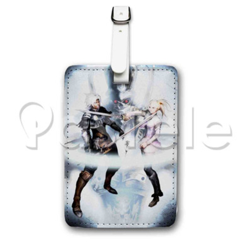 Chaos Rings Custom Luggage Tags PU Leather Travel Baggage Name ID Labels